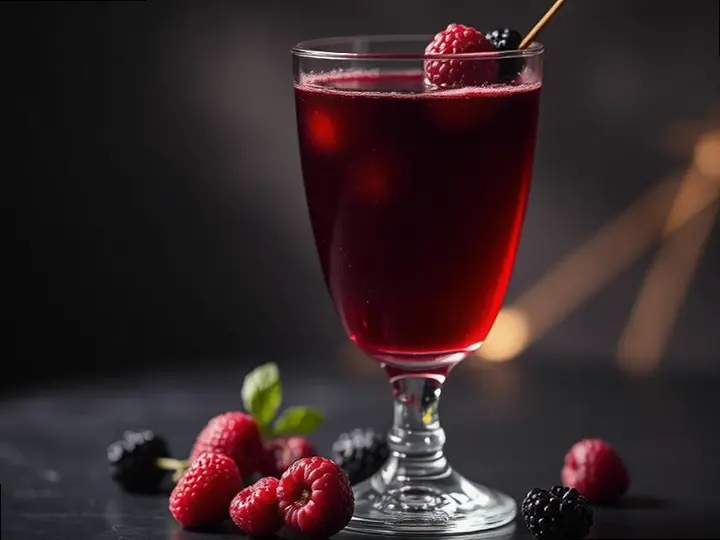 Gullah Geechee Cranberry Tonic — The finished dish
