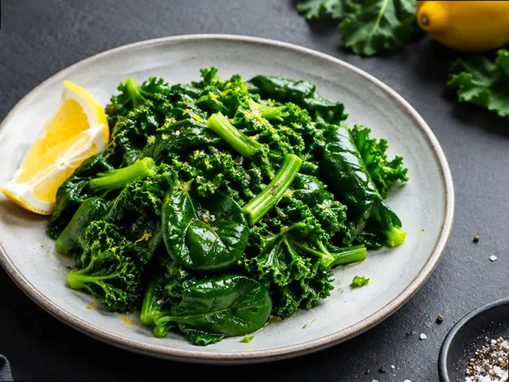 Laplap Greens — The finished dish