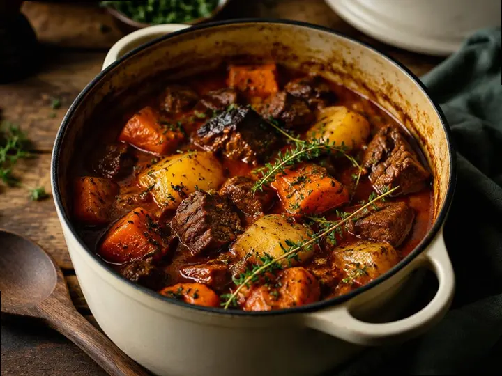 Cawl Cennin — The finished dish