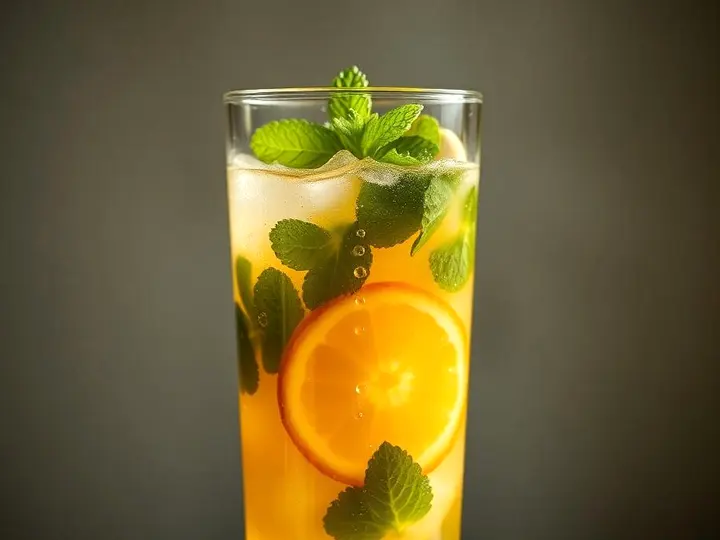 Welsh Apple & Mint Pressed Juice — The finished dish
