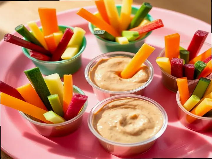 Rainbow Groundnut Veg Cups (Bemba style) — The finished dish