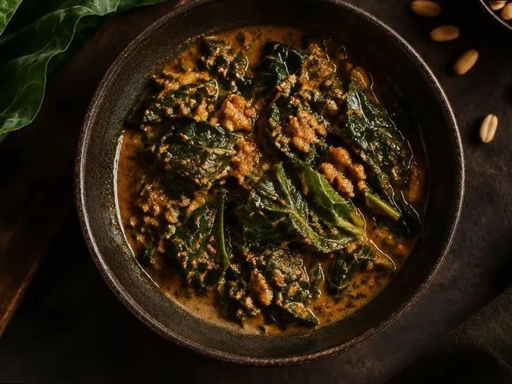 Muriwo Une Dovi — The finished dish
