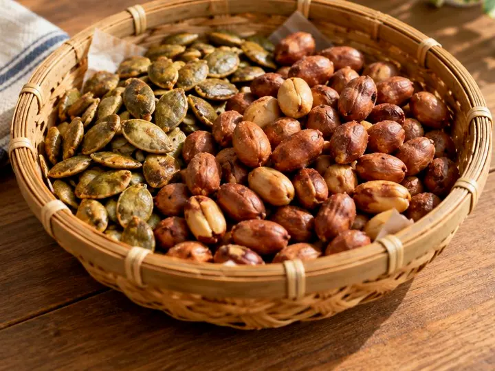 Roasted Pumpkin Seeds — The finished dish