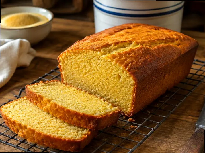 Sorghum & Peanut Bread — The finished dish